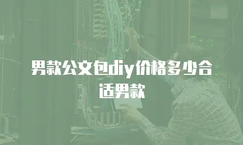 男款公文包diy价格多少合适男款