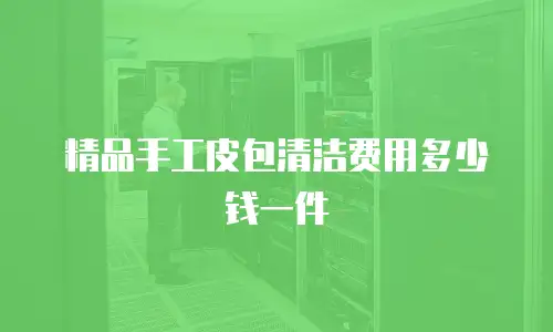 精品手工皮包清洁费用多少钱一件