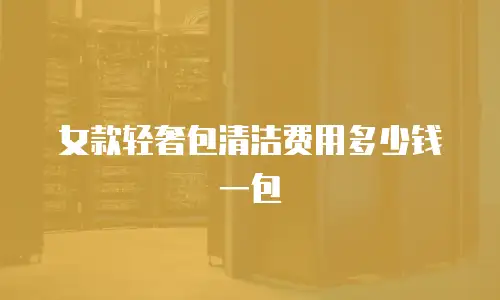 女款轻奢包清洁费用多少钱一包