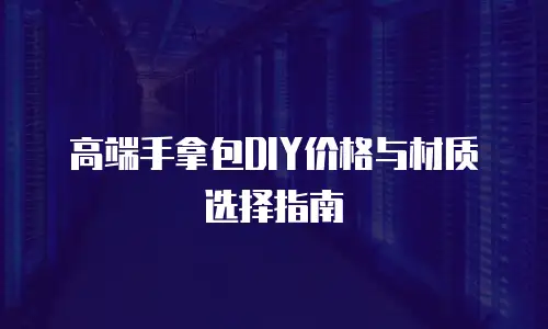 高端手拿包DIY价格与材质选择指南