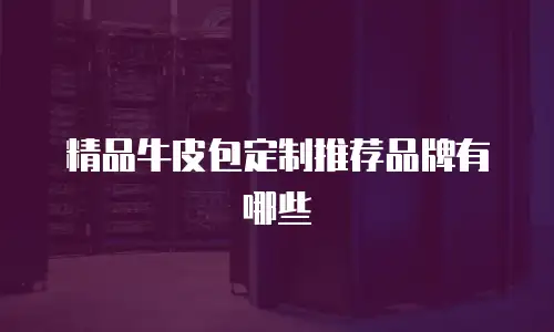 精品牛皮包定制推荐品牌有哪些