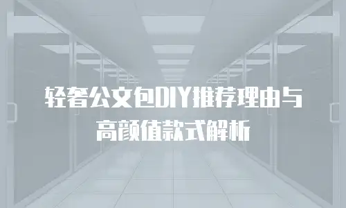轻奢公文包DIY推荐理由与高颜值款式解析