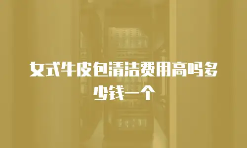 女式牛皮包清洁费用高吗多少钱一个
