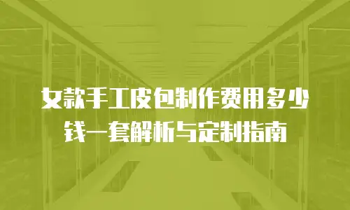 女款手工皮包制作费用多少钱一套解析与定制指南