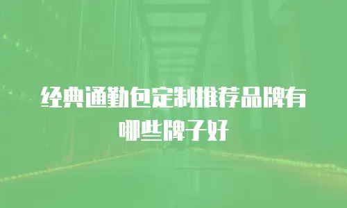 经典通勤包定制推荐品牌有哪些牌子好