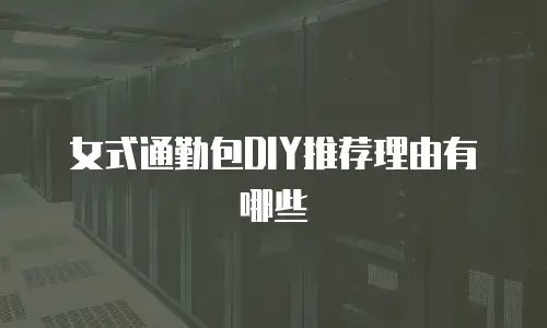 女式通勤包DIY推荐理由有哪些