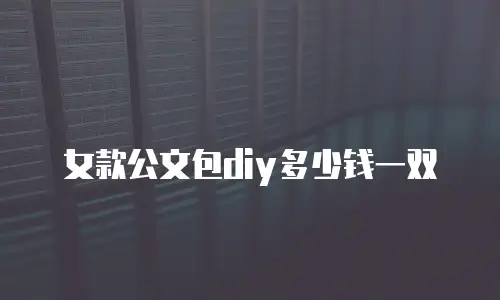 女款公文包diy多少钱一双