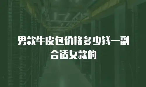男款牛皮包价格多少钱一副合适女款的