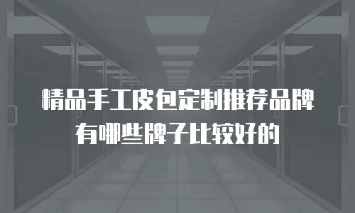 精品手工皮包定制推荐品牌有哪些牌子比较好的