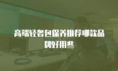 高端轻奢包保养推荐哪款品牌好用些