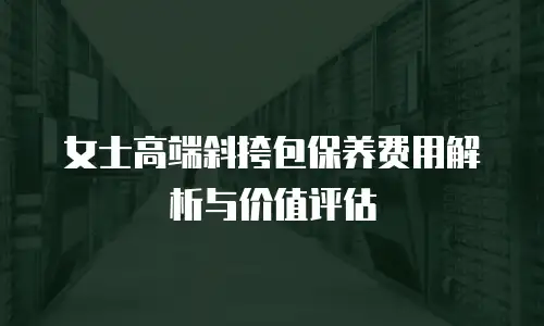 女士高端斜挎包保养费用解析与价值评估