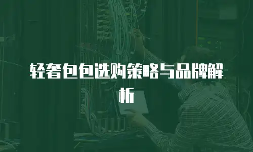 轻奢包包选购策略与品牌解析