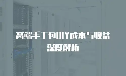 高端手工包DIY成本与收益深度解析