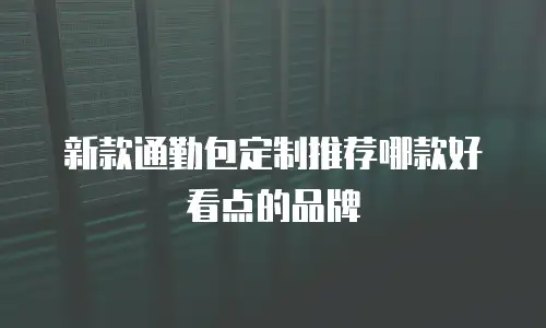 新款通勤包定制推荐哪款好看点的品牌