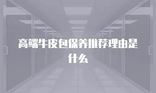 高端牛皮包保养推荐理由是什么