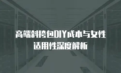 高端斜挎包DIY成本与女性适用性深度解析