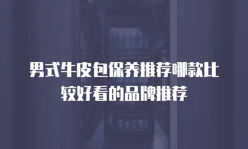 男式牛皮包保养推荐哪款比较好看的品牌推荐