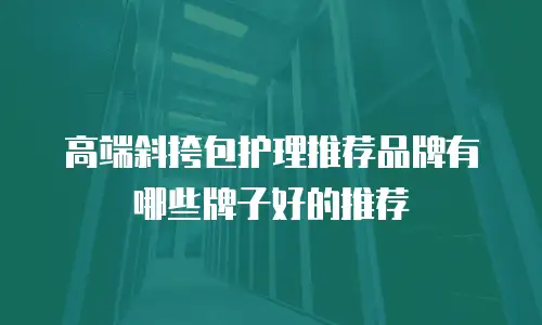 高端斜挎包护理推荐品牌有哪些牌子好的推荐