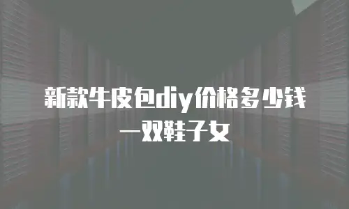 新款牛皮包diy价格多少钱一双鞋子女