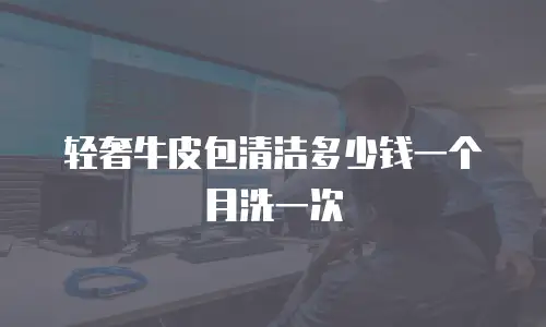 轻奢牛皮包清洁多少钱一个月洗一次