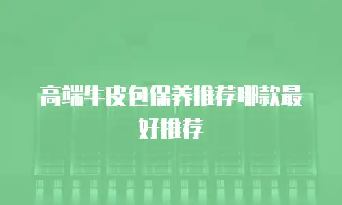高端牛皮包保养推荐哪款最好推荐