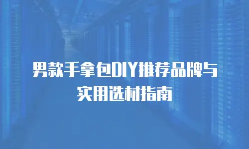 男款手拿包DIY推荐品牌与实用选材指南