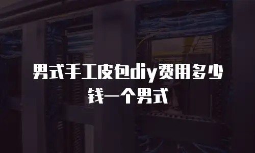男式手工皮包diy费用多少钱一个男式