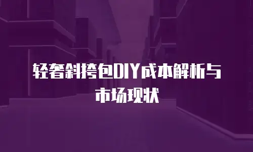 轻奢斜挎包DIY成本解析与市场现状