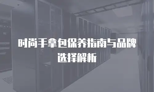 时尚手拿包保养指南与品牌选择解析