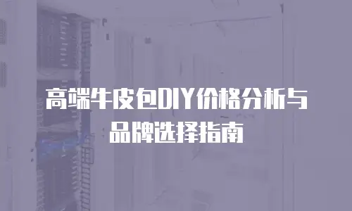 高端牛皮包DIY价格分析与品牌选择指南