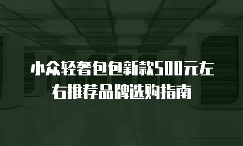 小众轻奢包包新款500元左右推荐品牌选购指南