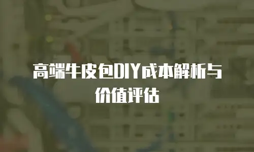 高端牛皮包DIY成本解析与价值评估