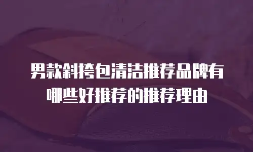 男款斜挎包清洁推荐品牌有哪些好推荐的推荐理由