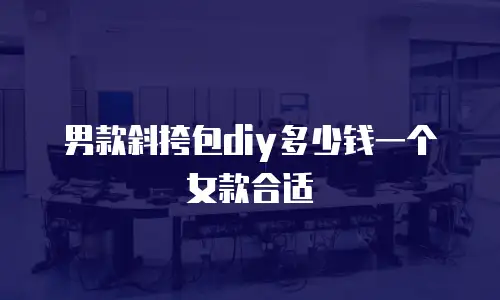 男款斜挎包diy多少钱一个女款合适