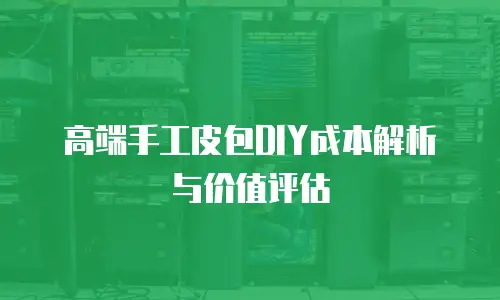 高端手工皮包DIY成本解析与价值评估