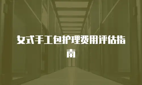 女式手工包护理费用评估指南