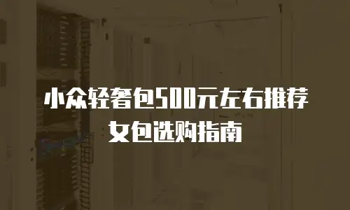 小众轻奢包500元左右推荐女包选购指南