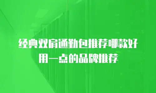 经典双肩通勤包推荐哪款好用一点的品牌推荐