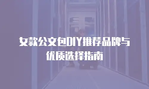 女款公文包DIY推荐品牌与优质选择指南