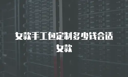 女款手工包定制多少钱合适女款