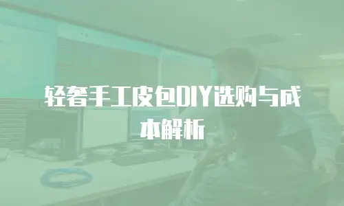 轻奢手工皮包DIY选购与成本解析