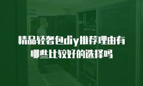 精品轻奢包diy推荐理由有哪些比较好的选择吗
