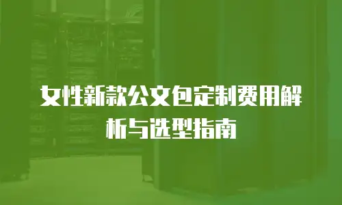 女性新款公文包定制费用解析与选型指南
