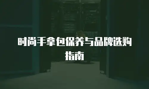 时尚手拿包保养与品牌选购指南