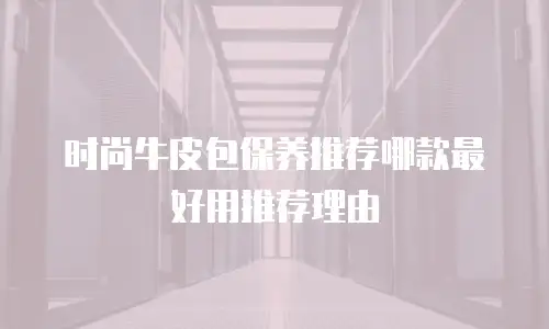 时尚牛皮包保养推荐哪款最好用推荐理由