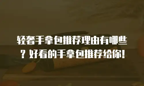 轻奢手拿包推荐理由有哪些？好看的手拿包推荐给你！