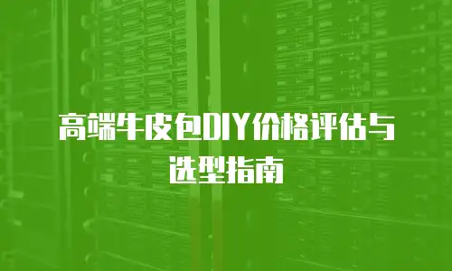 高端牛皮包DIY价格评估与选型指南