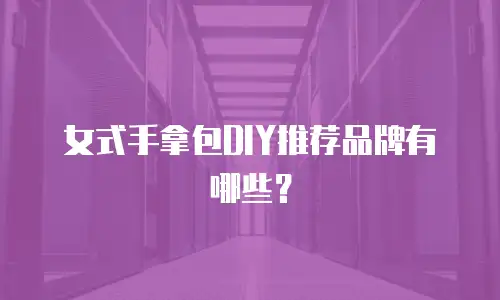 女式手拿包DIY推荐品牌有哪些？