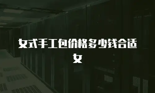女式手工包价格多少钱合适女