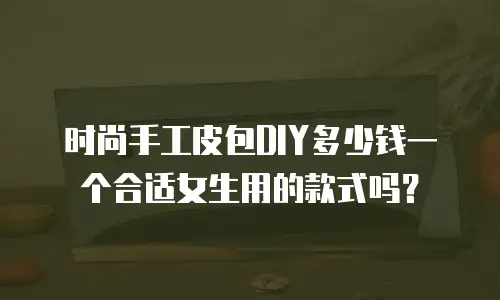 时尚手工皮包DIY多少钱一个合适女生用的款式吗？